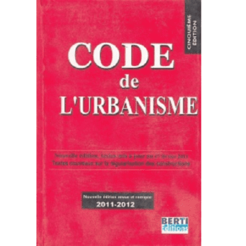 Code de l'urbanisme Algérie nouvelle édition 2014