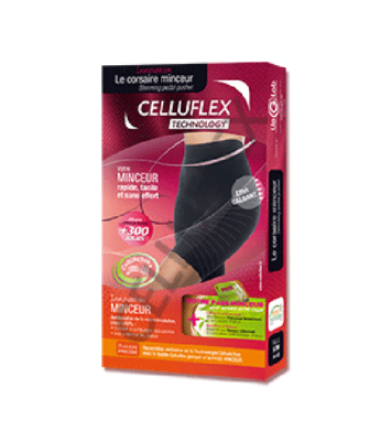 CELLUFLEX - Corsaire Minceur Noir - L/XL