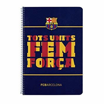 Futbol Club Barcelona – Cahier Folio 80 feuilles cartonnées (Safta 511562066)