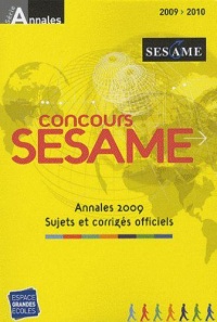 annales-2009-2010-annales-sesame-concours-2009-sujets-et-corriges-officiels