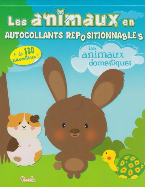 les-animaux-en-autocollants-repositionnables-les-animaux-domestiques-de-130-autollants