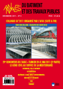 Annales du bâtiment et des travaux publics, n° 6 (2011) c55